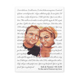 Love Anniversary -- Canvas 18"X24" -- Seth & Naomie 08.16.08