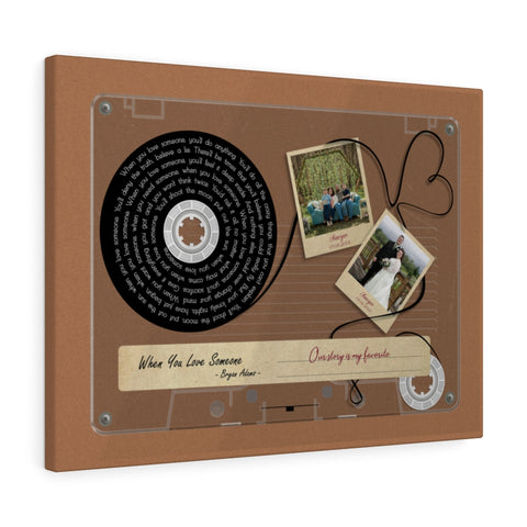 Cassette -- Sawyer 09.06.2008 -- Canvas 18x24 -- Printify