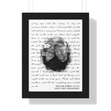 Music Lyrics Song -- Black Framed 12”x16” -- Mike and Amber