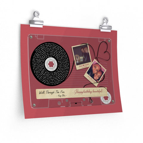 Cassette -- Ideal & Natalie 02.27.2021 -- 11x14 -- Printify