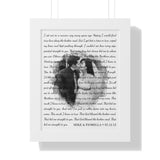 Lyrics -- Mike & Fiorella 05/12/12 -- White framed 11x14 -- Printify