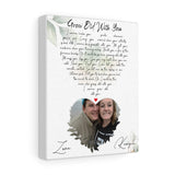 Lyrics -- Zane & Kenzie -- Canvas 8x10 -- printify
