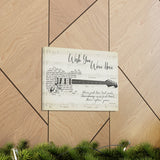 Canvas Gallery Wraps 16x12 Printify - Wish You Were Here - Design 8