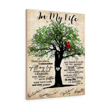 In My Life --  Canvas 24"x30" -- 2 -- printify