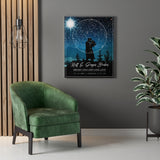 Lyrics -- Matt & Ginger Becker -- Canvas 24x30 -- Printify