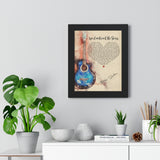 Lyrics -- We can reach the stars -- Black framed 11x14 -- Printify