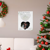 Lyrics -- John and Amber July 30, 2011 -- 16x20 -- printify