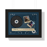 Lyrics -- Cyrus & Angel 01.22.21 -- Black framed 12x16 -- Printify