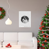 Lyrics -- James & Shirley 02-1-2003 -- 18x24 -- Printify