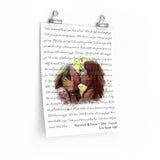 Lyrics -- Maverick & Goose 2004- Forever Livr Boob A&F -- 11x14 -- Printify