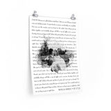 Lyrics Song -- Poster 18"x24" -- Max & Ashly 07.17.21