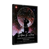 Star map -- William & Alexis 03.17.2021 -- Canvas 18x24 -- Printify