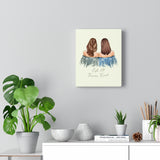 Personalized Best Friend -- Canvas 8"x10" -- Est. 2011—— forever friend