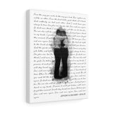 Lyrics -- Jeffory & Zachary | 09.14.19 -- Canvas 11x14 -- Printify