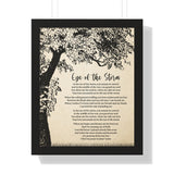 Eye of the Storm (Ryan Stevenson) -- Black framed 16x20 -- Printify