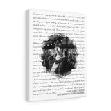 Lyrics -- Cassie & Eric 09/25/21 -- Canvas 11x14 -- Printify