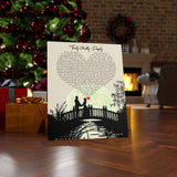 Lyrics Song -- Canvas 24"x30" -- Truly Madly Deeply (Savage Garden)