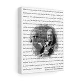 Lyrics -- Dennis & Lori 04.06.1991 -- Canvas 8x10 -- Printify