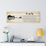 in My Life -- Canvas 12"x36" -- 35