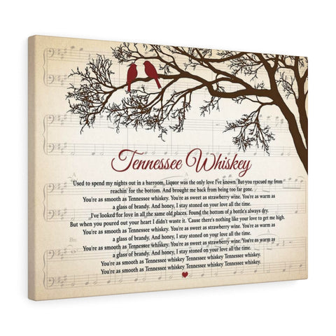 Tennessee whiskey -- 2 -- Canvas 24x18 -- Printify