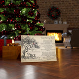 Lyrics -- I Will Carry You (Ellie Holcomb) -- Canvas 18x24 -- Printify