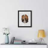 Lyrics -- Scott & Stacey 01.09.2021 -- Black 16x20 -- Printify