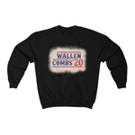 Wallen Combs 20 -- Unisex Crewneck Sweatshirt -- Black -- 1.1 -- printify