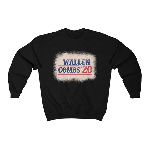 Wallen Combs 20 -- Unisex Crewneck Sweatshirt -- Black -- 1.1 -- printify