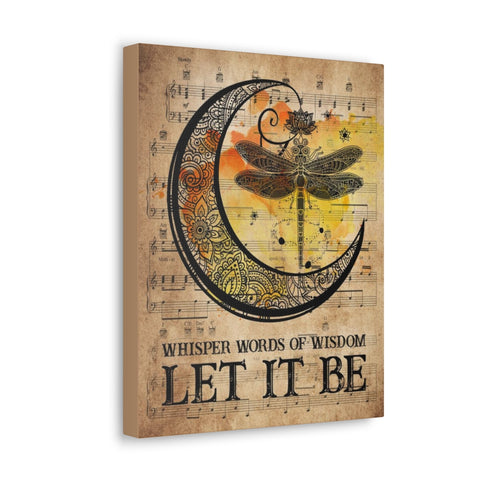 Canvas 11x14 Printify - Let It Be 1 - Lyrics