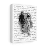Lyrics -- July 30, 2011 -- Canvas 8x10 -- Printify
