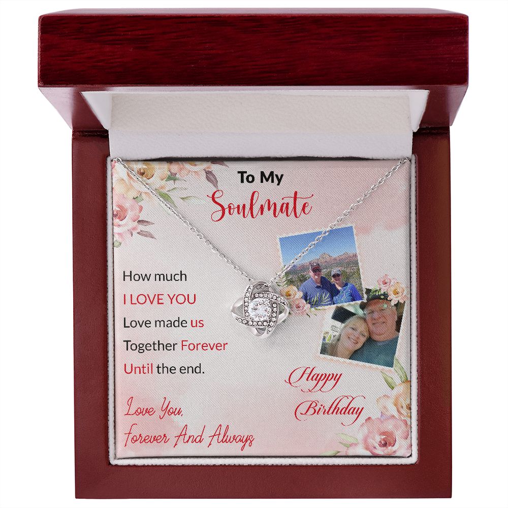 Love Knot Gold - Forever and Always - Happy Birthday - 18K Yellow Gold
