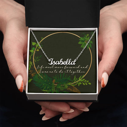 Alexandria - Life Must Move Forward - Custom Name Silver