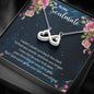 Love Necklace (to My #Soul#Mate) -- Infinity Heart/ White Gold -- 4