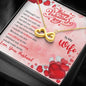 Love Necklace (for My Wife) -- infinity Heart white -- 1 -- ShineOn