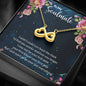 Love Necklace (to My #Soul#Mate) -- Infinity Heart/ White Gold -- 4