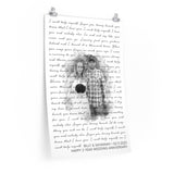 Lyrics -- Billy & Savannah 02.11.2020 -- Poster 20x30 -- printify