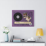 Cassette -- Amber & Michael 12.25.21 -- Canvas 18x24 -- Printify