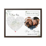 Gifts Poster -- Walnut Framed Canvas Wraps -- Brandon & Paige September 24, 2022