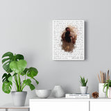 Music Lyrics Song -- Canvas 8"x10" -- Nick & Lori