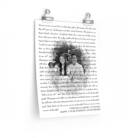 Veronica & Jesse - 11x14 Printify Poster - Beautiful People