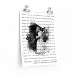 Lyrics Song -- poster/ 11''x14'' -- Brennan & Elizabeth