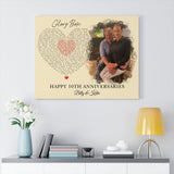 Lyrics Song -- Canvas 24"x30" -- Billy & Katie
