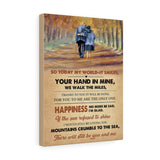 Thank You Lyrics Print -- Canvas 12x16 -- Printify