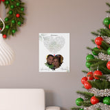 Lyrics Song -- poster/ 11''x14'' -- Garrett.Sr & Brittany