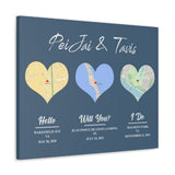 Love Anniversary -- Canvas 24"x30" -- PeiJai & Tavis