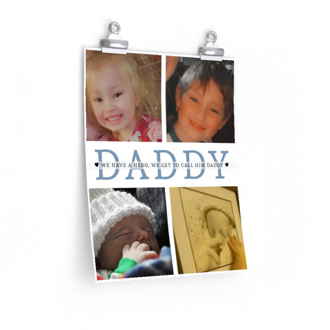 Daddy Family Prints -- Unframed 11''x14'' -- we get to call him daddy