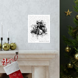 Printify Premium Matte 11x14 Poster - Simple Man 1.3 - Always be you, love Mom Lisa