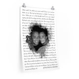 Lyrics Song -- Poster 20"x30" -- Jonathan & Mandy