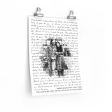 Lyrics -- SHAWN & ROXANNE May 7, 2022 -- 11x14 -- Printify