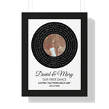 Lyrics Song -- Framed  12”x16” -- David & Mary
